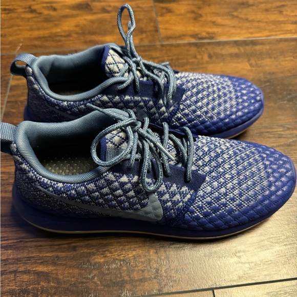 Nike Roshe Run Two Flyknit 365 Deep Royal Women Size 11 Men Size9 Insole Upgrade - Picture 4 of 11